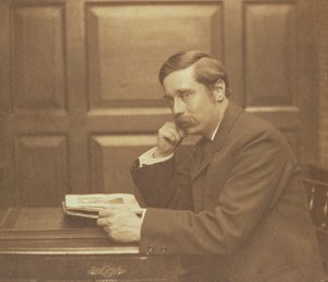 Portretfoto van Herbert George Wells (1866-1946) door Frederick Hollyer (1837-1933) door Frederick Hollyer