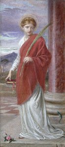 Santa Bibliana door Frederick James Sheilds