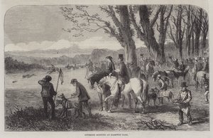 Coursing Bijeenkomst in Hampton Park door Frederick John Skill
