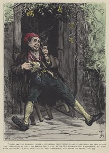 Illustratie voor Barnaby Rudge door Frederick L. Bernard