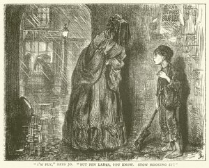 Illustratie voor Bleak House door Frederick L. Bernard