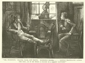 Illustratie voor Martin Chuzzlewit