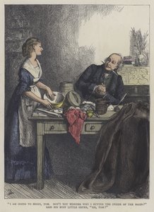 Illustratie voor Martin Chuzzlewit door Frederick L. Bernard