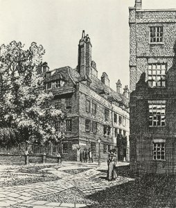 Cliffords Inn in de stad Londen, 1903, 1934