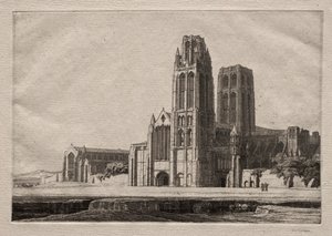 De minster door Frederick Landseer Maur Griggs