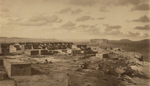 Betoverde Mesa, Acoma, New Mexico,1900 (foto) door Frederick Monsen