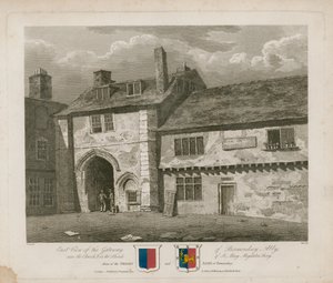 Poort van Bermondsey Abdij door Frederick Nash