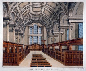 Interieur uitzicht naar het oosten, St James