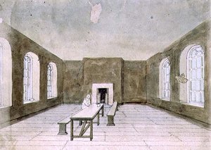 De Gevangeniscel, Newgate Gevangenis door Frederick Nash