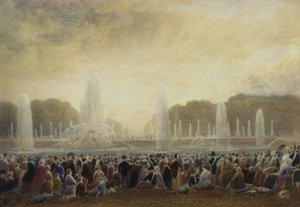 De fonteinen van Versailles door Frederick Nash