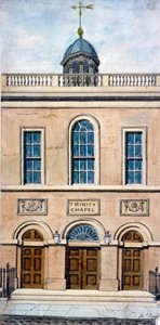 Trinity Chapel, Conduit Street, Westminster, Londen door Frederick Nash
