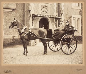Koning George V en koningin Mary, ca. 1890 door Frederick Ralph