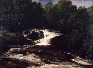 Een stroom in Devonshire door Frederick Richard Lee