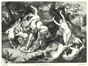 Pluto ontvoert Proserpina door Frederick Richard Pickersgill