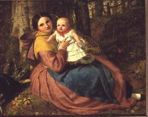 De zoon van de kunstenaar en de verpleegster door Frederick Richard Pickersgill