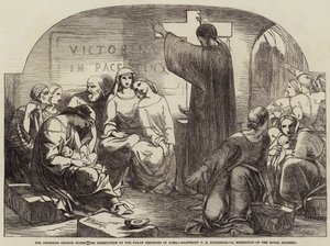 De Christelijke Kerk tijdens de Vervolging door de Heidense Keizers van Rome door Frederick Richard Pickersgill