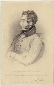Portret van Edward Bulwer-Lytton, Baron Lytton door Frederick Richard Say