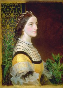 Portret van een dame, waarschijnlijk Anne Simms Reeve van Brancaster Hall, Norfolk