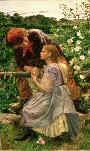 Vroege geliefden door Frederick Smallfield