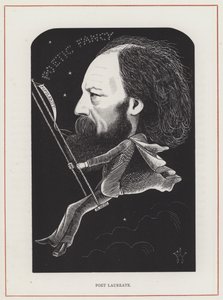 Alfred Tennyson door Frederick Waddy