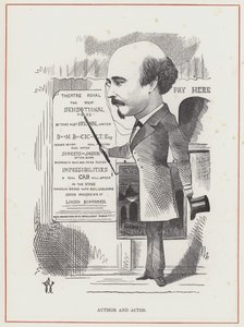 Dion Boucicault door Frederick Waddy