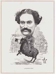 Edmund Yates door Frederick Waddy
