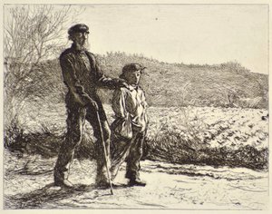 De Blinde Man door Frederick Walker