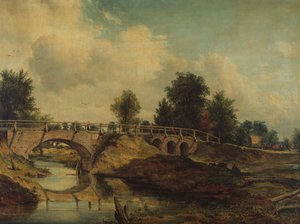 De brug over de rivier Stour