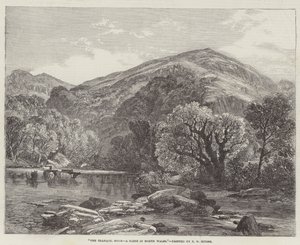 Het rustige uur, een scène in Noord-Wales door Frederick William Hulme