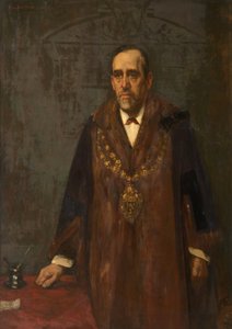 Portret van Jackson Brierley, ca.1898-99 (Olieverf op doek) door Frederick William Jackson