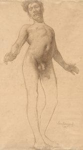 Staande mannelijke naakt, 1885