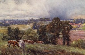 Leamington en Warwick vanaf de Campion Hills