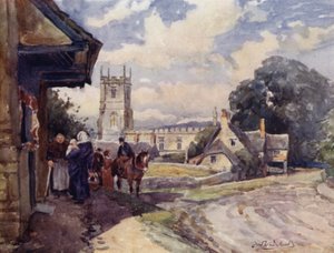 Long Compton door Frederick William Newton Whitehead