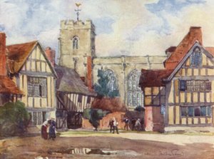 Stratford-on-Avon, De Grammatica School door Frederick William Newton Whitehead