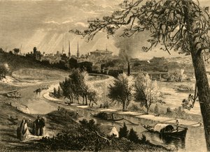 Richmond vanuit Hollywood, 1872 door Frederick William Quartley