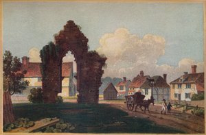 Restanten van een oude kapel, Milkhouse Street, nabij Cranbrook, Kent, 1813 door Frederick Wilton Litchfield Stockdale