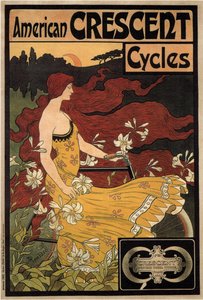 Crescent Fietsen door Frederick Winthrop Ramsdell
