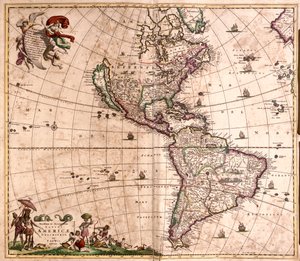 Amerika door Frederick de Wit