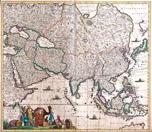 Azië door Frederick de Wit