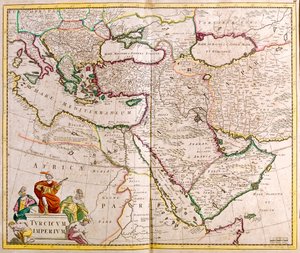 Italië, Balkanschiereiland, Turkije, Libanon, Syrië, Israël, Jordanië, Irak, Arabisch Schiereiland, Iran