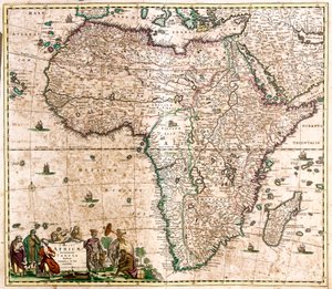 Kaart van Afrika