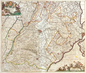 Kaart van Utrecht (Nederland)