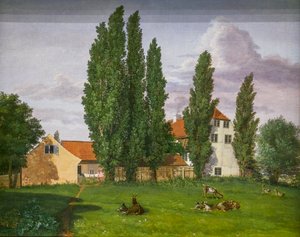 Marialyst in Frederiksberg, het huis van Ole Winstrup door Frederik Hansen Sodring