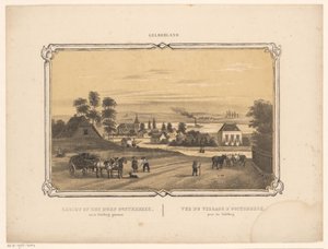 Gezicht op Oosterbeek door Frederik Lodewijk Huygens