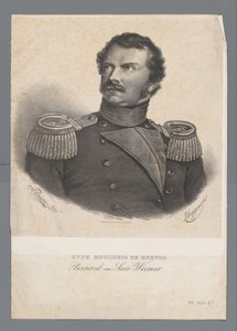 Zijne hoogheid de hertog Bernard van Saxe-Weimar