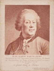 Portret van Baron Johann Albrecht von Korff 1697-1766, Midden van de 18e eeuw