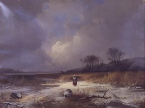 Winterlandschap door Frederik Rohde