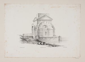 Architectonisch motief door Frederik Schepelern