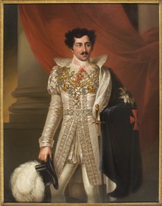 Portret van Oscar I (1799-1859), koning van Zweden en Noorwegen