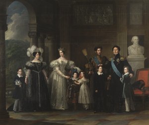 De familie Bernadotte, 1837 door Fredric Westin